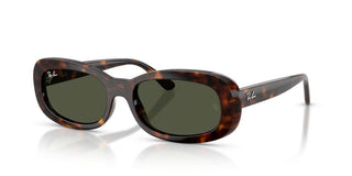 Ray-Ban RB 2221 women Havana Oval Sunglasses