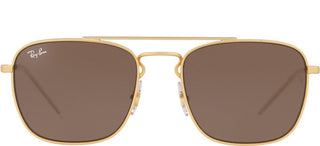 Ray-Ban RB 3588 men Gold Pilot Sunglasses
