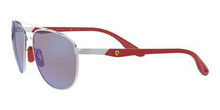 Ray-Ban RB 3659M SCUDERIA FERRARI men Silver Pilot Sunglasses