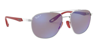 Ray-Ban RB 3659M SCUDERIA FERRARI men Silver Pilot Sunglasses