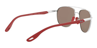 Ray-Ban RB 3659M SCUDERIA FERRARI men Silver Pilot Sunglasses