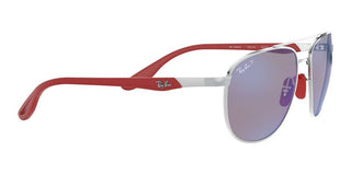 Ray-Ban RB 3659M SCUDERIA FERRARI men Silver Pilot Sunglasses