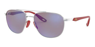Ray-Ban RB 3659M SCUDERIA FERRARI men Silver Pilot Sunglasses
