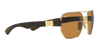 Ray-Ban RB 3672 unisex Gold Pilot Sunglasses