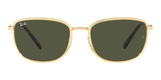 Ray-Ban RB 3705 unisex Gold Geometric Sunglasses