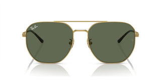 Ray-Ban RB 3724D unisex Gold Pilot Sunglasses