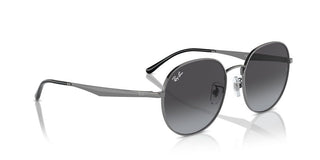 Ray-ban Rb 3727d Unisex Ruthenium Round Sunglasses