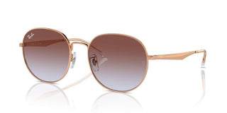 Ray-ban Rb 3727d Unisex Rose Gold Round Sunglasses