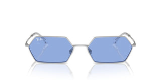 Ray-ban Rb 3728 Unisex Silver Squared Sunglasses