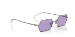 Ray-ban Rb 3728 Unisex Silver Squared Sunglasses