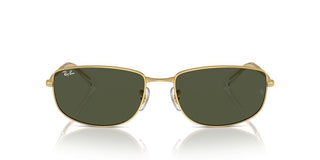Ray-ban Rb 3732 Unisex Gold Geometric Sunglasses