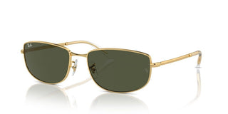 Ray-ban Rb 3732 Unisex Gold Geometric Sunglasses