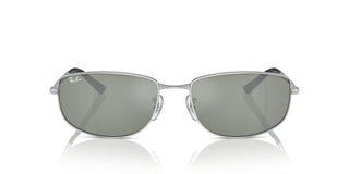 Ray-ban Rb 3732 Unisex Silver Geometric Sunglasses