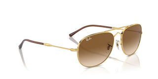 Ray-ban Rb 3735 Unisex Gold Pilot Sunglasses