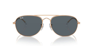 Ray-ban Rb 3735 Unisex Rose Gold Pilot Sunglasses