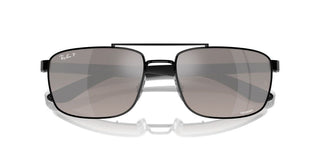 Ray-ban Rb 3737ch Unisex Black Squared Sunglasses