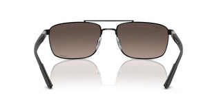 Ray-ban Rb 3737ch Unisex Black Squared Sunglasses