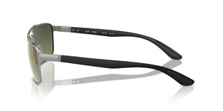 Ray-ban Rb 3737ch Unisex Ruthenium Squared Sunglasses