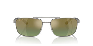 Ray-ban Rb 3737ch Unisex Ruthenium Squared Sunglasses