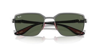 Ray-ban Rb 3743m Unisex Transparent Geometric Sunglasses