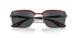 Ray-ban Rb 3743m Unisex Transparent Geometric Sunglasses