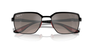 Ray-ban Rb 3743m Unisex Black Geometric Sunglasses