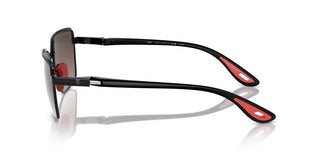 Ray-ban Rb 3743m Unisex Black Geometric Sunglasses