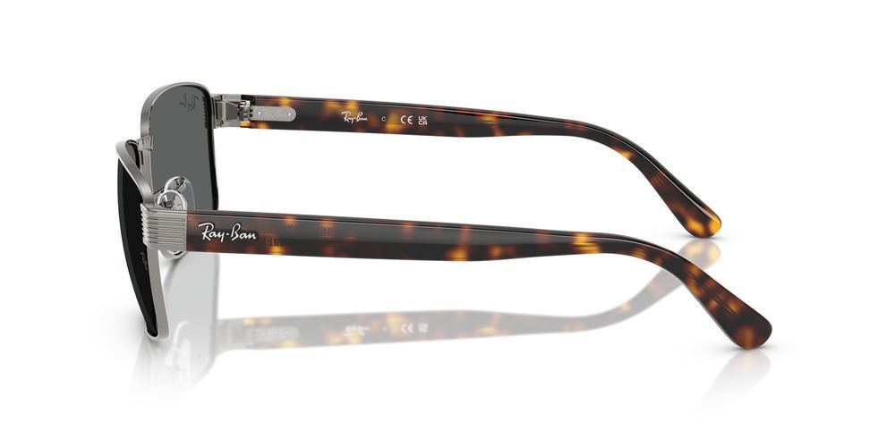 Ray-ban Rb 3750 Unisex Ruthenium Sunglasses