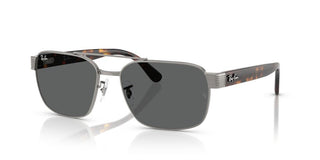 Ray-ban Rb 3751 Unisex Ruthenium Squared Sunglasses
