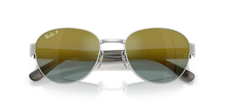 Ray-Ban RB 3766CH unisex Silver Sunglasses