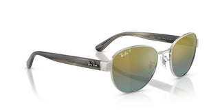 Ray-Ban RB 3766CH unisex Silver Sunglasses
