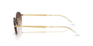Ray-Ban RB 3767 unisex Gold Oval Sunglasses