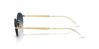 Ray-Ban RB 3767 unisex Gold Oval Sunglasses