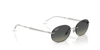 Ray-Ban RB 3767 unisex Silver Oval Sunglasses