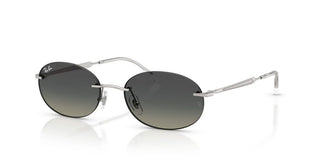 Ray-Ban RB 3767 unisex Silver Oval Sunglasses