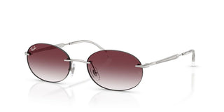 Ray-Ban RB 3767 unisex Silver Oval Sunglasses