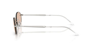 Ray-Ban RB 3767 unisex Silver Oval Sunglasses