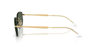 Ray-Ban RB 3768 unisex Gold Rectangle Sunglasses