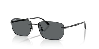 Ray-Ban RB 3768 unisex Black Rectangle Sunglasses