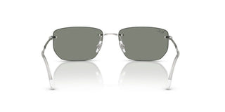 Ray-Ban RB 3768 unisex Silver Rectangle Sunglasses