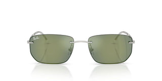 Ray-Ban RB 3768 unisex Silver Rectangle Sunglasses