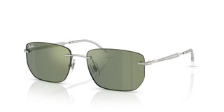 Ray-Ban RB 3768 unisex Silver Rectangle Sunglasses