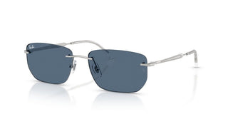 Ray-Ban RB 3768 unisex Silver Rectangle Sunglasses