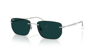 Ray-Ban RB 3768 unisex Silver Rectangle Sunglasses