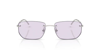 Ray-Ban RB 3768 unisex Silver Rectangle Sunglasses