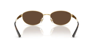 Ray-Ban RB 3774D unisex Gold Oval Sunglasses