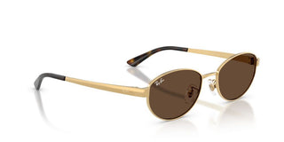 Ray-Ban RB 3774D unisex Gold Oval Sunglasses