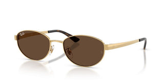 Ray-Ban RB 3774D unisex Gold Oval Sunglasses