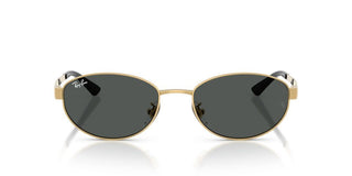 Ray-Ban RB 3774D unisex Gold Oval Sunglasses