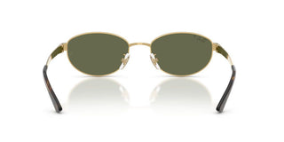 Ray-Ban RB 3774D unisex Gold Oval Sunglasses